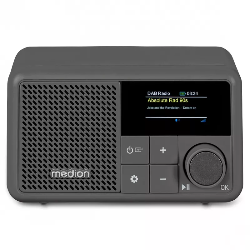 MEDION LIFE S66822 radio digital portátil gris