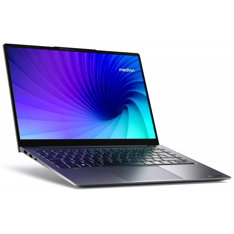 MEDION SPRCHRGD 14 S1 Elite MD62637 Snapdragon X1E-78-100 portátil 35,6 cm (14 inch) WQXGA+ 16 GB LPDDR5-SDRAM 512 GB SSD Wi-Fi 6E (802.11ax) Windows 11 Home inglés US gris