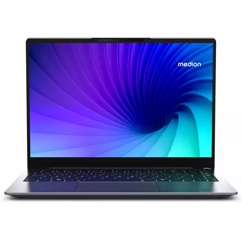 MEDION SPRCHRGD 14 S1 Elite MD62637 Snapdragon X1E-78-100 portátil 35,6 cm (14 inch) WQXGA+ 16 GB LPDDR5-SDRAM 512 GB SSD Wi-Fi 6E (802.11ax) Windows 11 Home inglés US gris