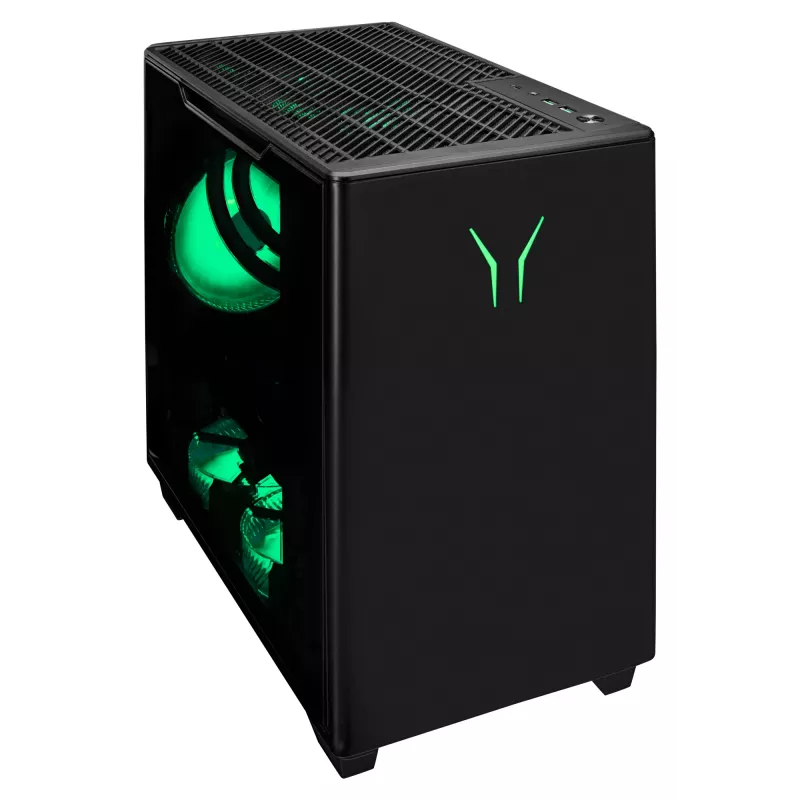 ERAZER Bandit P20 MD35462 Intel Core Ultra 7 265F 32 GB DDR5-SDRAM 1 TB SSD NVIDIA GeForce RTX 5070 Windows 11 PC de torre negro