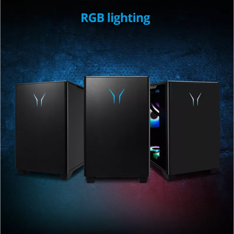 ERAZER Bandit P20 MD35462 Intel Core Ultra 7 265F 32 GB DDR5-SDRAM 1 TB SSD NVIDIA GeForce RTX 5070 Windows 11 PC de torre negro