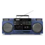 MEDION LIFE P66538 20 W equipo de audio compacto azul — 20 W RMS, altavoz de 2 vías, DAB+/PLL, Bluetooth 10 m, cargador frontal de discos