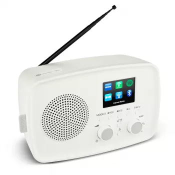 Radio por internet MEDION 50078821 — DAB+/FM, Wi‑Fi 802.11a/b/g, 5 W RMS, TFT de 2,4