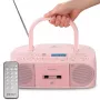 Radio personal MEDION 50079336 — sintonizador DAB+ FM PLL, pantalla LCD, Bluetooth 10 m, 6 W RMS, salida de 3,5 mm