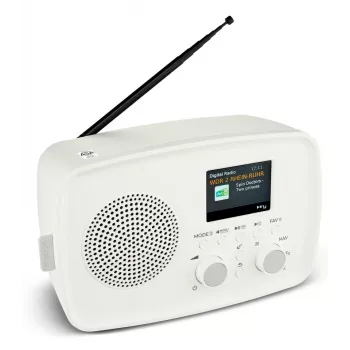 Radio personal MEDION MD89288 — DAB+ / FM, 5 W RMS, TFT 6,1 cm (2,4