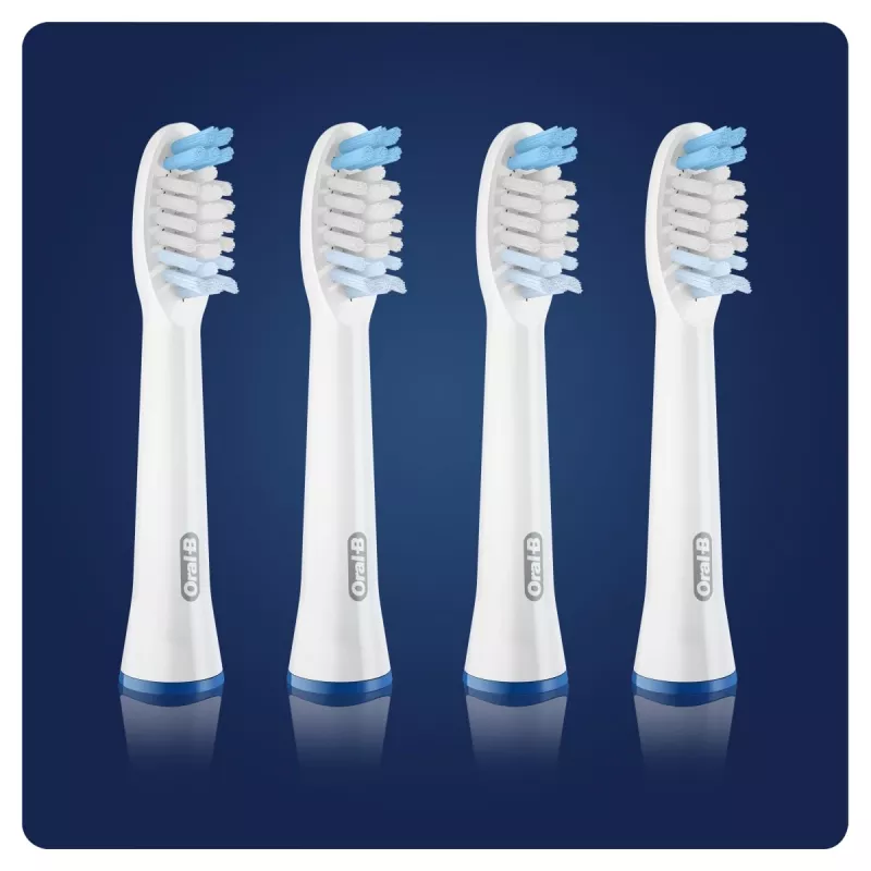 Oral-B Pulsonic Clean 4 uds. Blanco