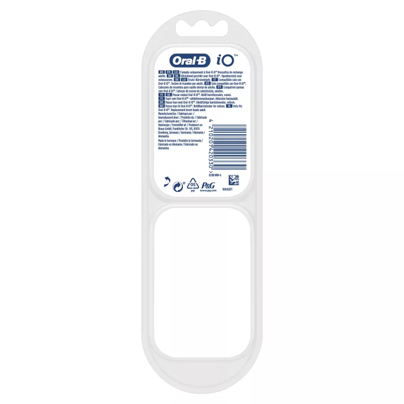 Oral-B 80365502 Cabezal de cepillo de dientes 4 uds. Blanco