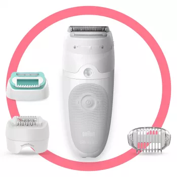 Braun Silk-épil 5 81770430 Depiladora 28 pinzas Blanco