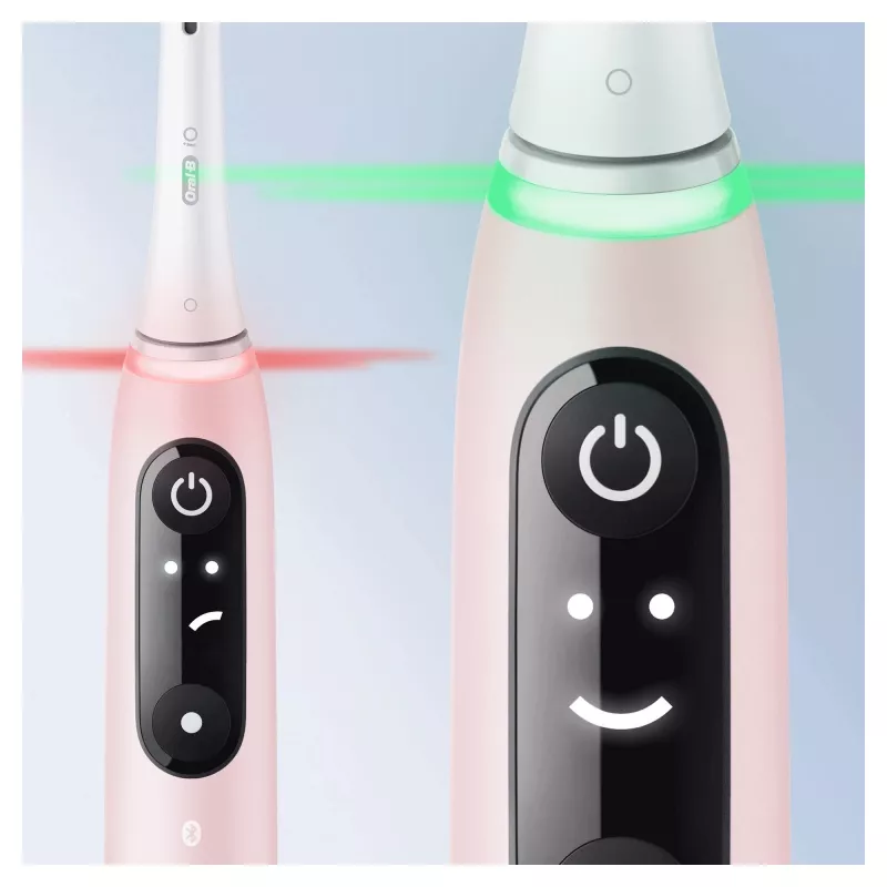 Oral-B iO 6S Cepillo de dientes vibratorio para adultos Rosa, Blanco