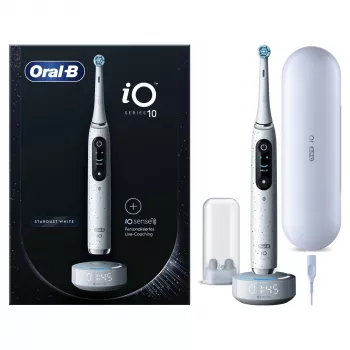 Oral-B iO Series 10 Cepillo de dientes para adultos rotatorio-oscilante Blanco