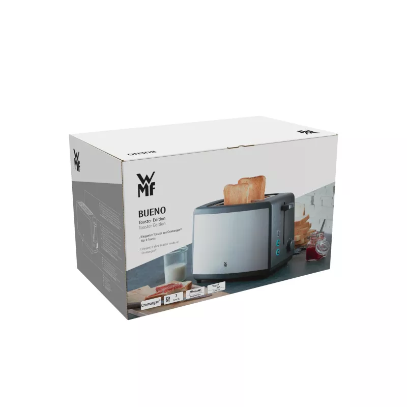 WMF Bueno 0414110011 7 2 disco(s) 800 W Negro, Plata
