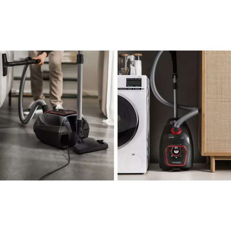 Siemens VSZ7XTRM Aspirador de suelo 5 l Aspirador de cilindro En seco 750 W Bolsas