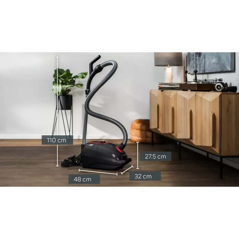 Siemens VSZ7XTRM Aspirador de suelo 5 l Aspirador de cilindro En seco 750 W Bolsas