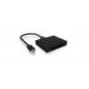ICY BOX IB-CR402-C31 lector de tarjetas USB 3.1 (Gen 2) Type-C™ negro