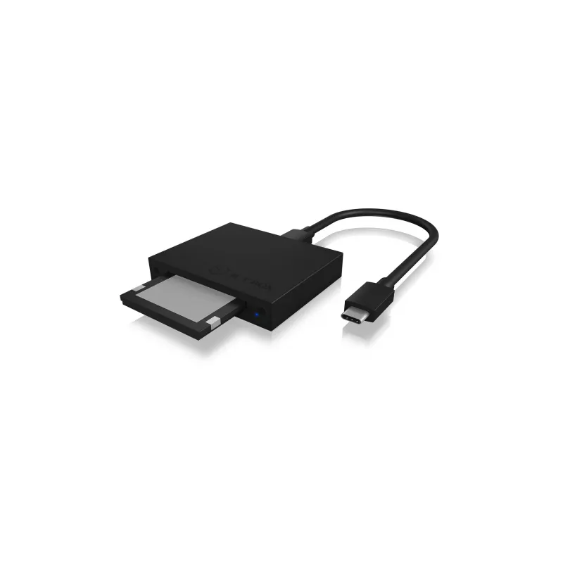 ICY BOX IB-CR402-C31 lector de tarjetas USB 3.1 (Gen 2) Type-C™ negro