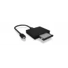 ICY BOX IB-CR402-C31 lector de tarjetas USB 3.1 (Gen 2) Type-C™ negro