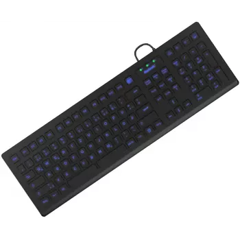 KeySonic KSK-8031INEL-B (DE) teclado industrial USB QWERTZ alemán negro