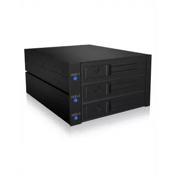 ICY BOX IB-573SSK-12G backplane de 8,89 cm (3,5 pulgadas) negro