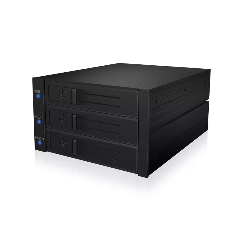ICY BOX IB-573SSK-12G backplane de 8,89 cm (3,5 pulgadas) negro