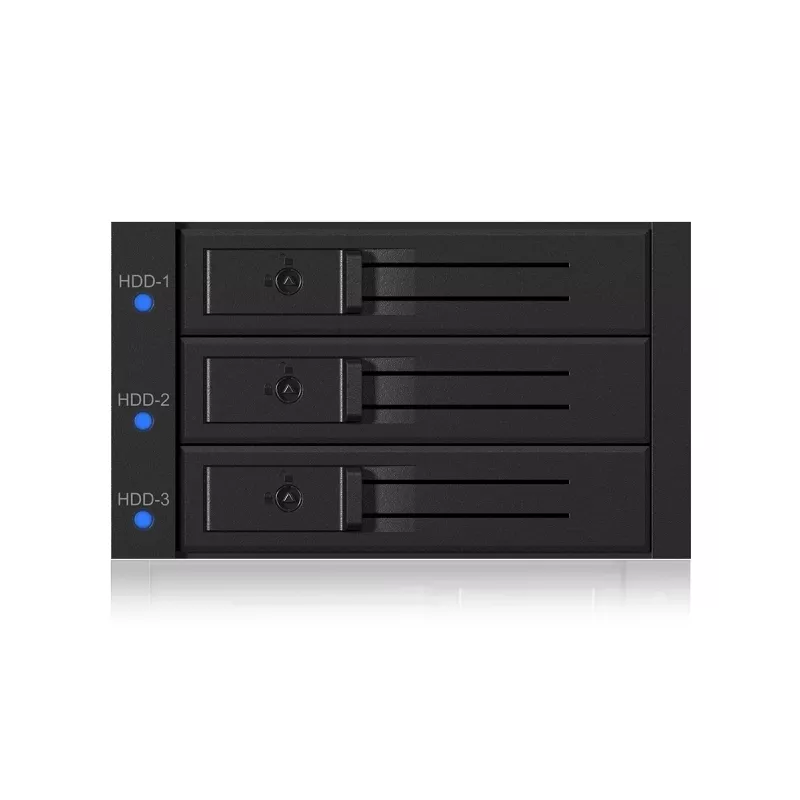ICY BOX IB-573SSK-12G backplane de 8,89 cm (3,5 pulgadas) negro