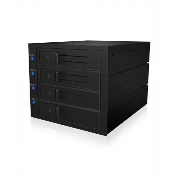 ICY BOX IB-574SSK-12G backplane de 8,89 cm (3,5 pulgadas) negro