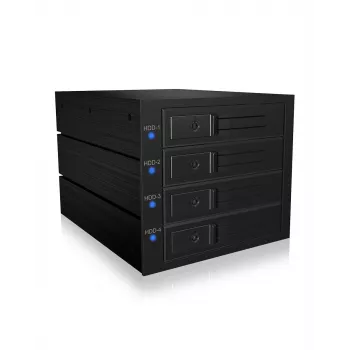 ICY BOX IB-574SSK-12G backplane de 8,89 cm (3,5 pulgadas) negro