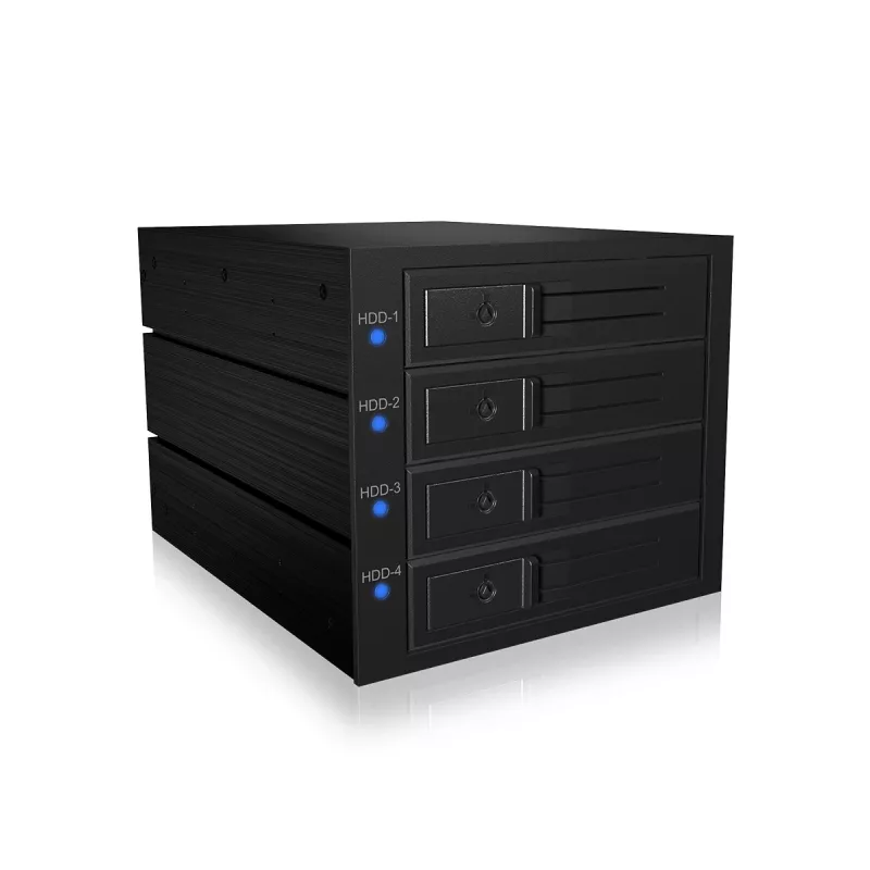 ICY BOX IB-574SSK-12G backplane de 8,89 cm (3,5 pulgadas) negro