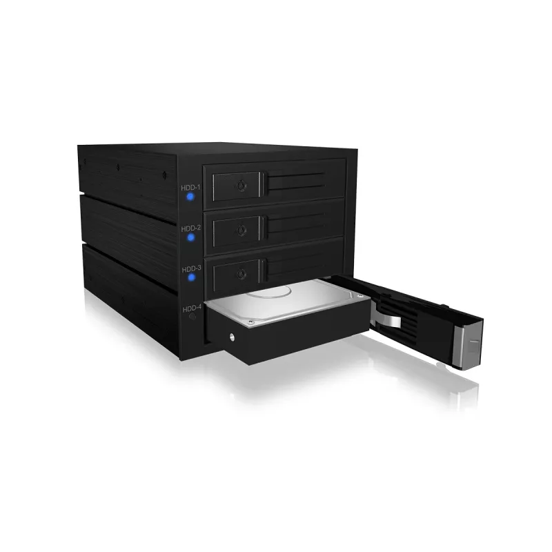 ICY BOX IB-574SSK-12G backplane de 8,89 cm (3,5 pulgadas) negro