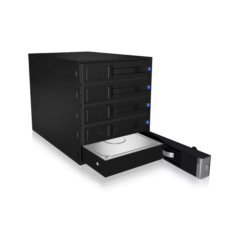 ICY BOX IB-575SSK-12G backplane de 8,89 cm (3,5 pulgadas) negro