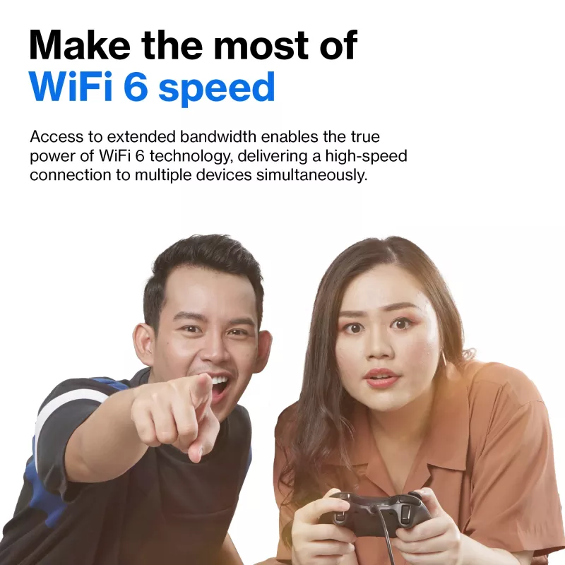 Linksys AX5400 Whole Home Mesh WiFi 6 Sistema dual band, pack de 2