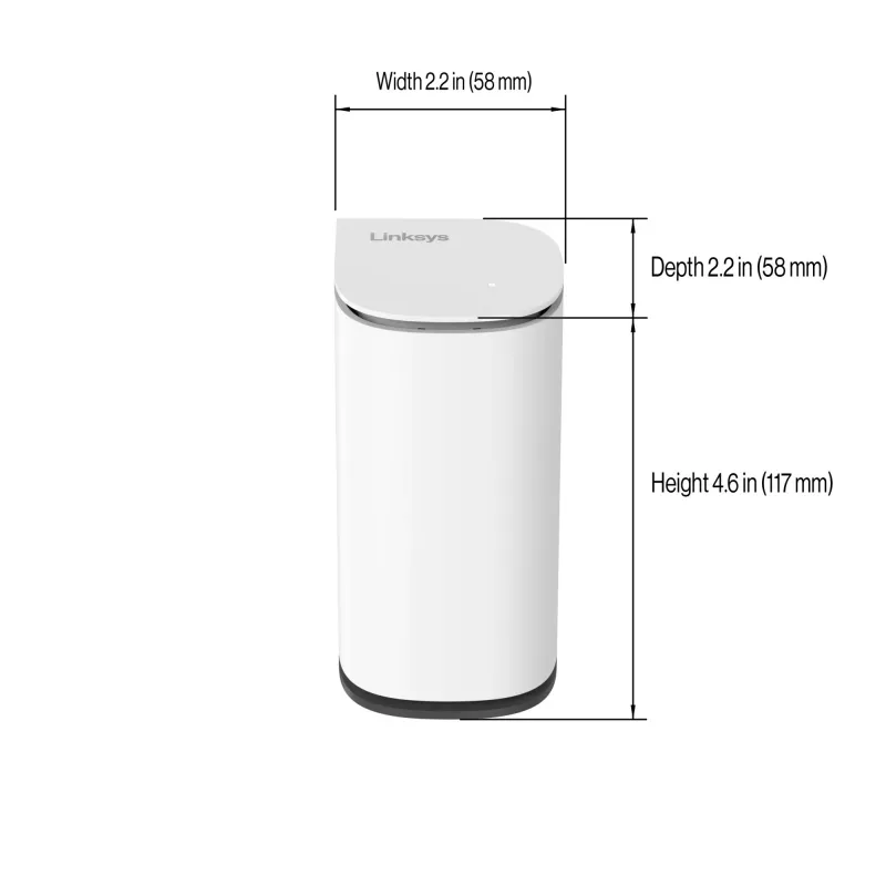 Linksys Velop Micro 6 Sistema mesh – Dual band WiFi 6 AX3000 (pack de 3)