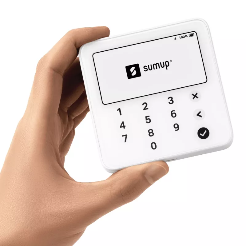 SumUp Solo Lite Lector de tarjetas inteligente Batería Bluetooth Blanco