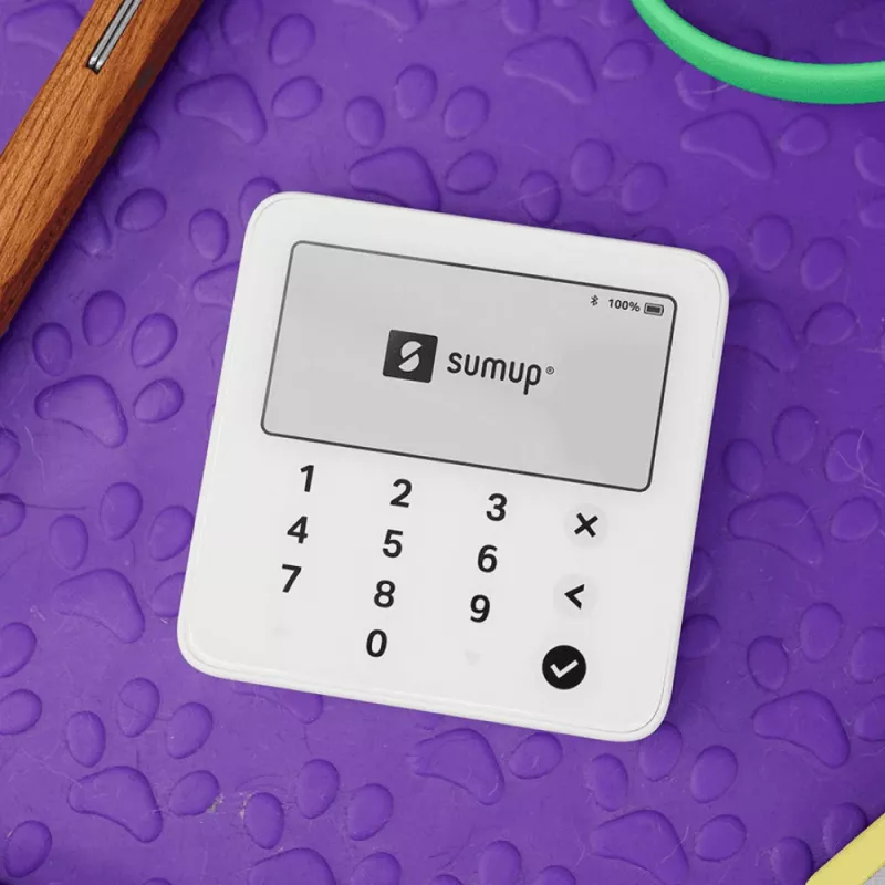 SumUp Solo Lite Lector de tarjetas inteligente Batería Bluetooth Blanco