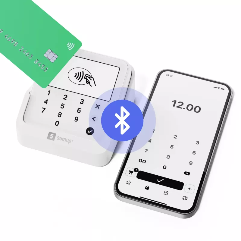 SumUp Solo Lite Lector de tarjetas inteligente Batería Blanco