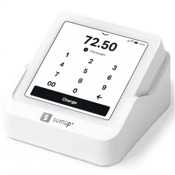 SumUp Solo Lector de tarjetas inteligente Batería Wi-Fi Blanco