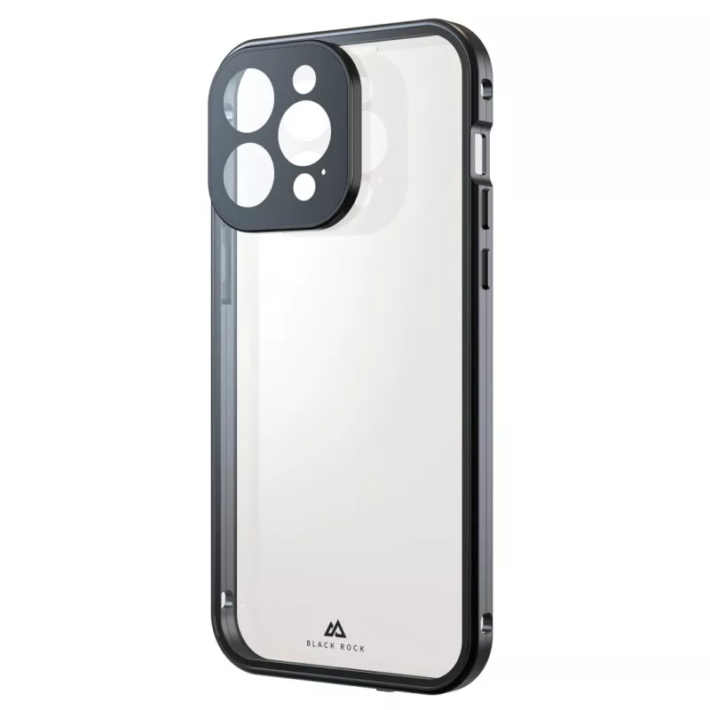Hama 360° Glas funda para móvil cubierta negra para iPhone 15 Pro Max 6,7