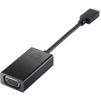 HP adaptador USB-C a VGA, negro, China, Windows 10, Windows 11, ChromeOS, Business, 0 - 40 °C