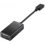 HP adaptador USB-C a VGA, negro, China, Windows 10, Windows 11, ChromeOS, Business, 0 - 40 °C