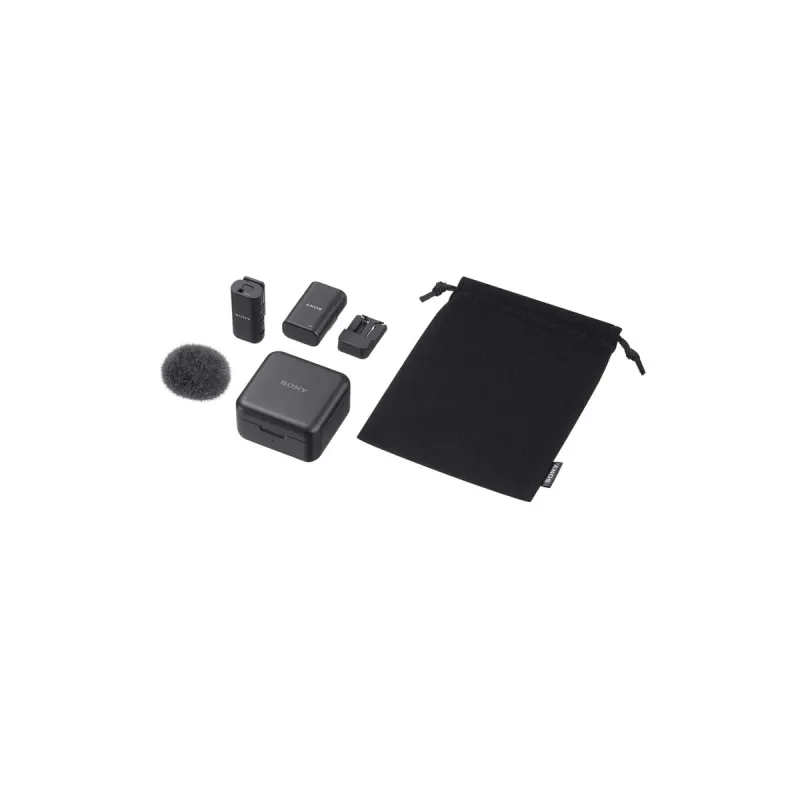 Sony ECM-W3S Negro Micrófono digital para cámara