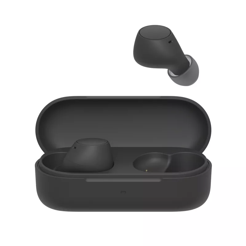 Auriculares Sony WF-C510 In-Ear True Wireless, Bluetooth 5.3, IPX4, controladores de 6 mm, 22 h de batería (con estuche de carga) — Negro