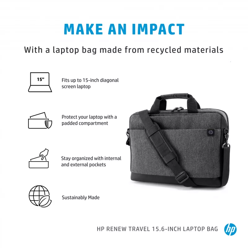 Funda para portátil HP Renew Travel 15,6 pulgadas