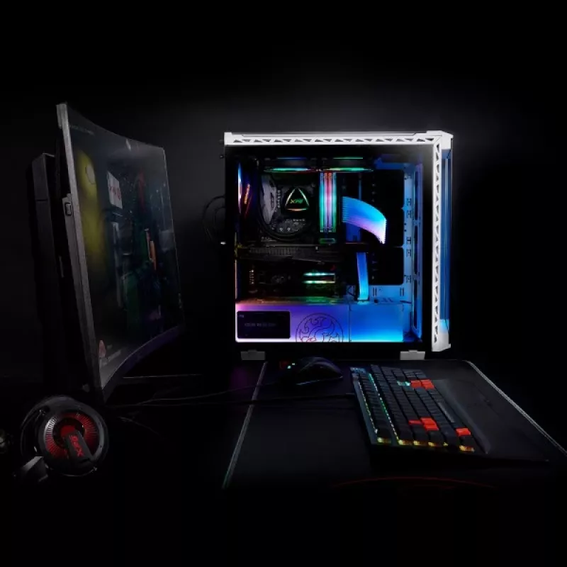 Caja de PC XPG BATTLECRUISER Midi Tower negra