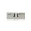 ATEN KVM USB VGA de 2 puertos con audio (cable KVM incluido), 2048 x 1536 píxeles, QXGA, 0,142 W, gris