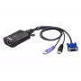 ATEN KVM USB VGA over IP Mini, 1920 x 1200 píxeles, Ethernet LAN, 3,47 W, negro, morado