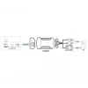 ATEN KVM USB VGA over IP Mini, 1920 x 1200 píxeles, Ethernet LAN, 3,47 W, negro, morado