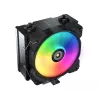 Ventilador de aire Cougar Forza 50 ARGB — flujo de aire 143,53 m³/h, presión de aire máx. 4,24 mmH2O, rodamiento HDB, negro