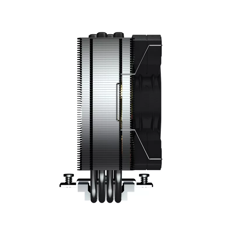 Ventilador de aire Cougar Forza 50 ARGB — flujo de aire 143,53 m³/h, presión de aire máx. 4,24 mmH2O, rodamiento HDB, negro