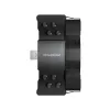 Ventilador de aire Cougar Forza 50 ARGB — flujo de aire 143,53 m³/h, presión de aire máx. 4,24 mmH2O, rodamiento HDB, negro
