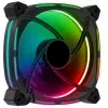 Aerocool ASTRO12 ventilador de PC 12cm LED RGB antivibración 6 Pins negro