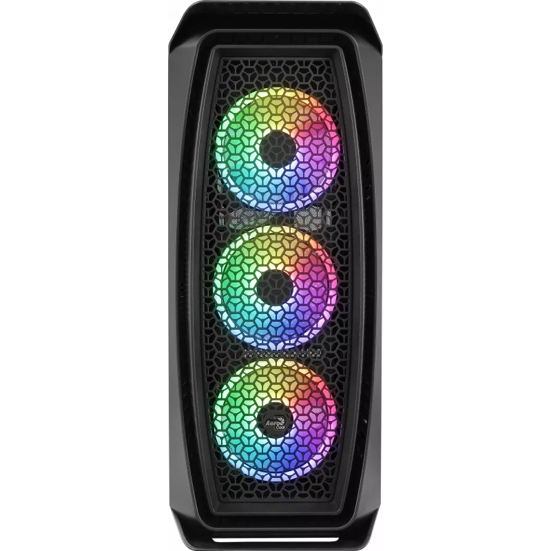 Aerocool Aero One Duo Caja de PC ATX 4 ventiladores ARGB 12 cm + rejilla frontal